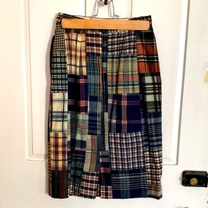 Vintage India Madras Skirt
